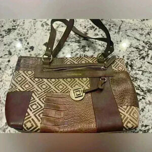 Liz Claiborne patchwork leather purse